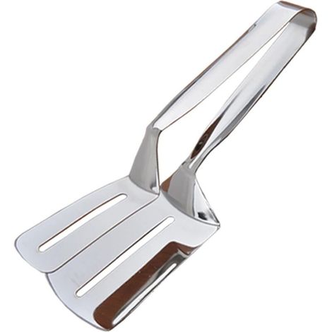 Pince Steak 66x7.2cm Pinces en Acier Inoxydable en Acier Inoxydable Pinces à Steak Frit Spatula Fried Poisson Spatule Barbecue Barbecue Cink Cuisine Ustensiles (Color : 1)-Ensoleillé