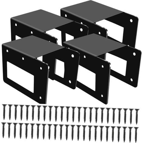 Outdoor Firewood Log Storage Rack, Fireplace Log Storage Rack, Firewood Kit, 4 Pieces (1/5)