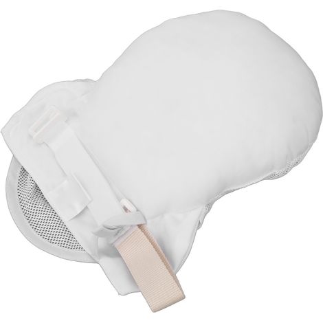 Gants de contention médicaux doubles de sécurité, doigts séparés, souples et respirants, pour patients âgés (1/5)
