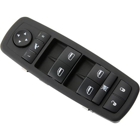 68029021AC Interrupteur à bouton-poussoir de lève-vitre de voiture, compatible avec les Chrysler Caravan 2008-2009, commande la montée et la descente des vitres électriques, côté conducteur, peut cont
