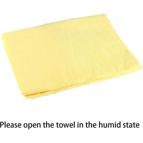 Chiffon de séchage épais en peau de chamois, chiffon à main absorbant haute performance (1/4)