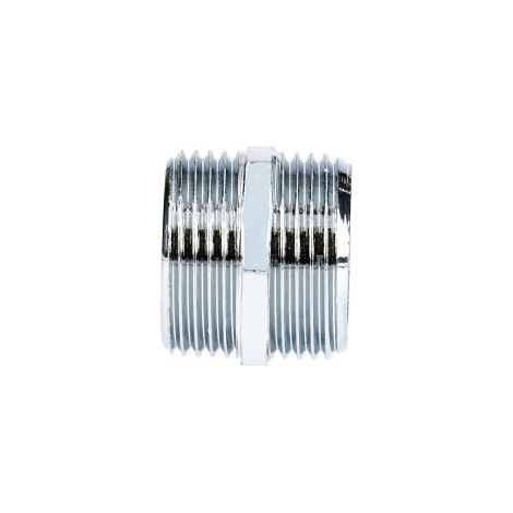 Mamelon double mâle 12/17 chromé - GARIS - D04002C (1/3)