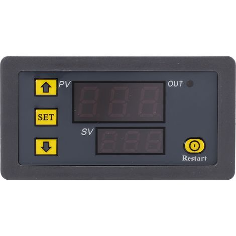 Relais minuterie grand écran OP CL LOP, paramètres magasin indépendant, Module de temps normalement ouvert AC110V-220V 1500W