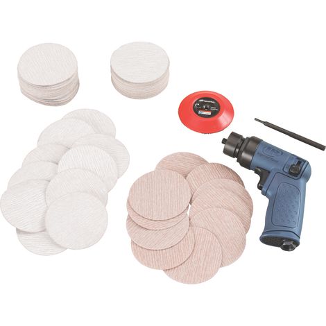 Set di levigatrici rotorbitali pneumatiche Ingersoll Rand 3128KA per levigare e lucidare (1/2)