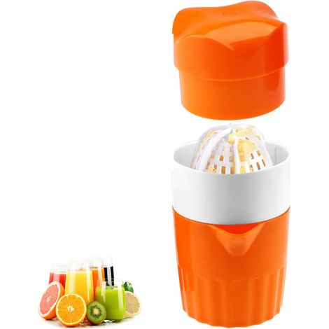 Bardusch - Presse-agrumes Manuel avec Bouchon Rotatif, Filtre et Récipient Inclus - Épurateur de Jus Efficace (1/5)