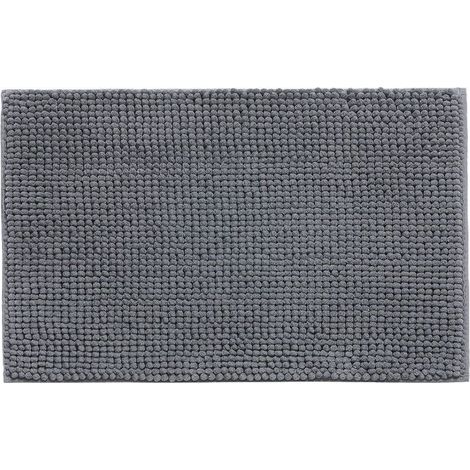 Tapis de salle de bain antidérapant, très absorbant, lavable en machine, convient aux salles de bain et aux douches, 40 x 60 cm. (1/5)