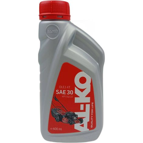 Olio per motori a 4 tempi di trattori e tosaerba SAE30 AL-KO 0,6L CF/CD