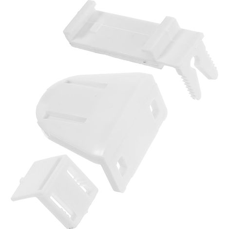 10 Ensembles Kit Accessoires Fixation Stores Enrouleurs Réglables pour Installation Rideaux Polyvalents sans Perçage