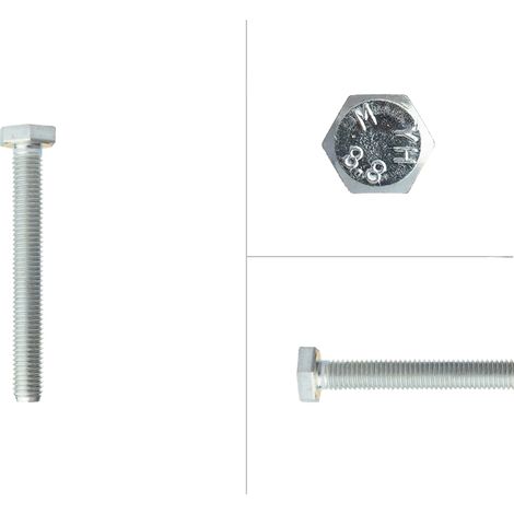 Sechskantschrauben verzinkt M12 x 80 mm - 50 Stück (1/2)