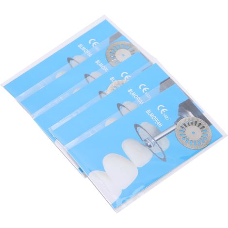 5 pièces / Lot Disque Diamant Dentaire Double Face pour Polissage et Découpe, Outil de Soin Buccal (1/5)