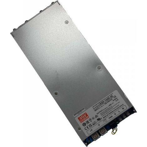 MW MEAN WELL RSP-1000-48 Alimentatore Led 1000W 48V 21A Senza Ventola Input 220V e 110V