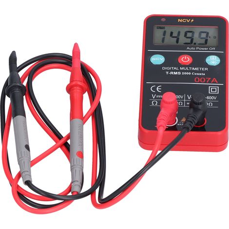 Multimètre numérique universel HW007A avec écran LCD haute précision 2V‑600V pour les tests électriques