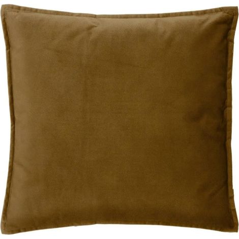 Coussin Déhoussable "Lilou" 55x55cm Mordoré (1/2)