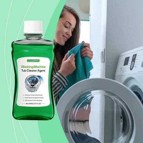Waschmaschinentrommelreiniger, kompatibel mit verschiedenen Modellen, entfernt Flecken und Gerüche, sorgt für frische Sauberkeit, praktisch für den täglichen Gebrauch – 500 ml -- BIEMMEDUE (1/5)