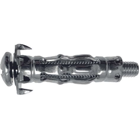 Fischer – Cheville métallique pour corps creux 37mm – Kit de fixation facile pour béton armé – Vissage rapide en série