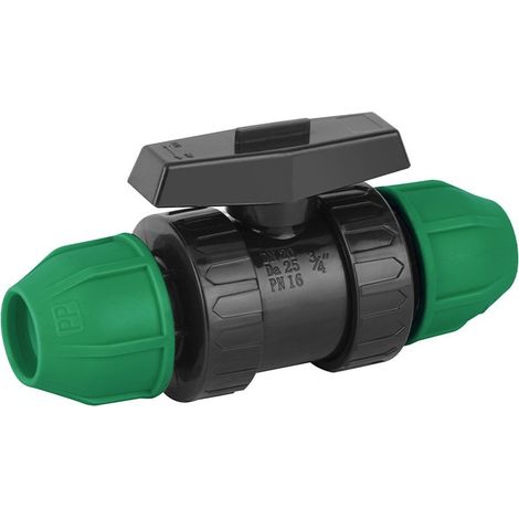 Válvula de esfera PVC 20mm para riego