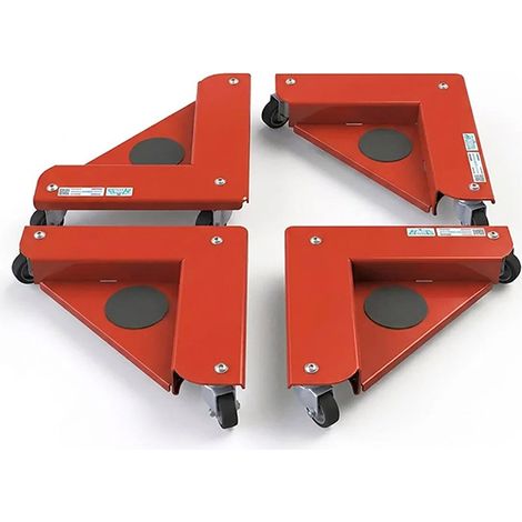 4 coints roulants acier - Dimensions utiles 205x205x285mm - Roulettes polyuréthanes Ø 50 mm - Charge max 400kg - 860006704 (1/3)