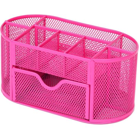 Organizador de brochas de maquillaje, portalápices, almacenamiento de papel y material de oficina, para el hogar o la oficina, 22 x 11 x 10,4 cm