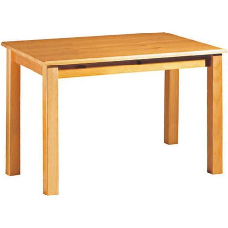 Mesa rectangular Altea en acabado madera maciza de pino color miel 73 cm(alto) 80 cm(ancho) 120 cm(largo) (1/2)