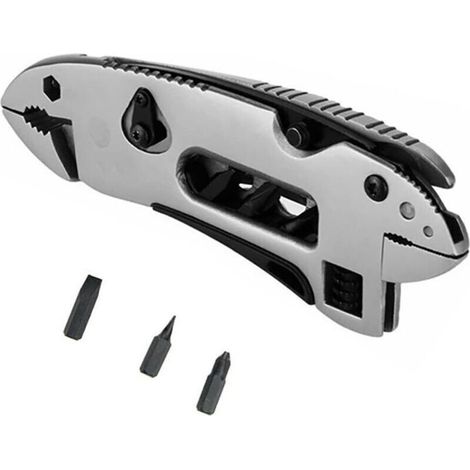 Pince Multifonction - Acier Inoxydable - 7 Outils Intégrés - Pliable - Ergonomique - Pour Camping Et Bricolage - 1 Pièce (1/4)