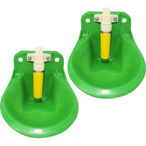 Drinker à Eau pour chèvres, Bols à Eau pour Moutons 2X Farm Automatic Dispensateur d'eau potable de 600 ml, grande capacité, contrôlé par soupape pour les pâturages, les (1/5)