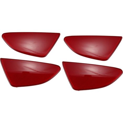 Kit di catarifrangenti per fendinebbia posteriori in plastica ABS di qualità automobilistica, composto da 2 pezzi, per modelli Demio dal 2015 al 2018.