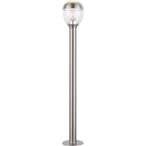 Lampada da terra a LED 11 watt illuminazione per terrazza in acciaio inox Globo 34252 CALLISTO