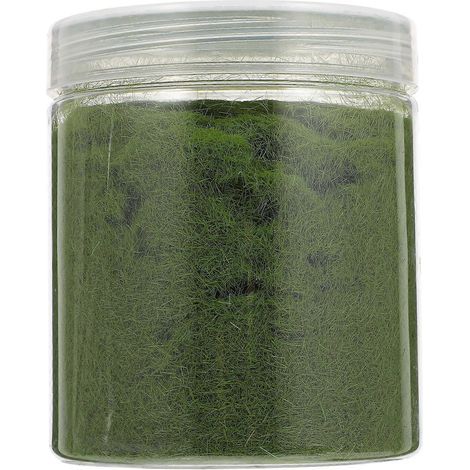 Poudre pour gazon artificiel (1 flacon) - Décoration paysagère DIY - Fausse mousse - Décor de scène-10.00X9.00X9.00CM-Green (1/3)