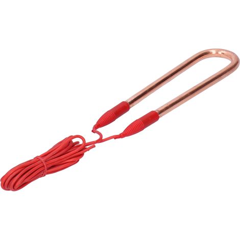 Tube chauffant électrique en laiton 220 V, anti-explosion, en forme de U, avec câble de 45,3 pouces (2 kW, 26,5 x 6,5 x 1 cm / 10,4 x 2,6 x 0,4 pouces) (1/5)