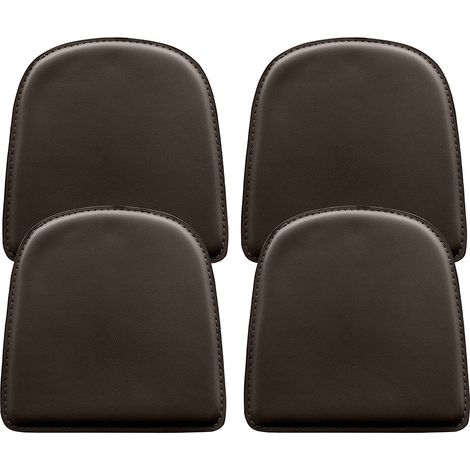 Pack x4 Coussin Magnétique pour Chaise - Polyuréthane - Stylix Marron