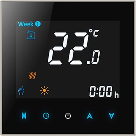 Termostato WIFI Beca BHT-3000GBLW  Nero (1/5)