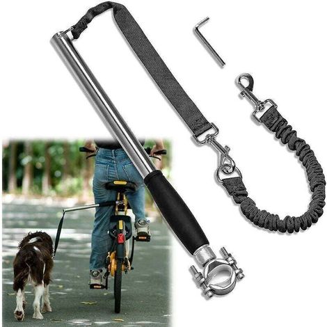 Laisse de vélo rétractable pour chien, laisse de vélo mains libres pour chiens de compagnie