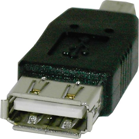BeMatik - Adaptateur USB (AH/MiniUSB5pin-M) Type B (1/3)