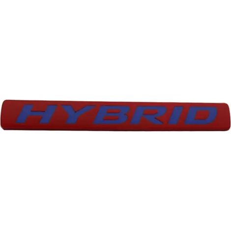 (feng-red) - Autocollant 3D Premium pour capot, aile, coffre, arrière et feu arrière de voiture hybride (1/5)