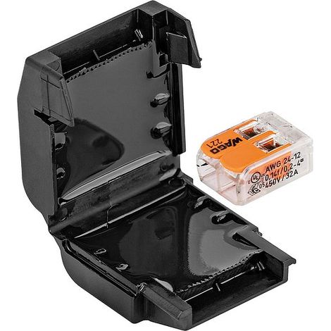 Gel Verbindungsmuffe, Easy-Protect 112, 1x Wago 221-412 - 2 x 0,2-4 mm²