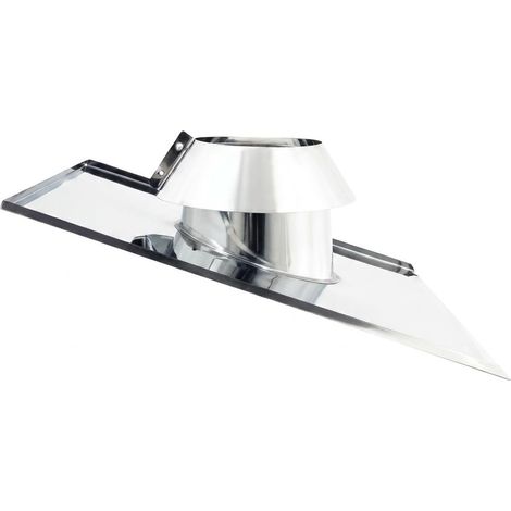MAKA Faldale Inclinato 10-30 Gradi Canna Fumaria Doppia Parete Inox Ø 200-250 mm (1/5)