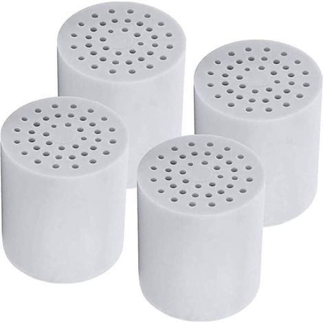 Cartouches Filtrantes Universelles pour Douche à 15 éTages (Paquet de 4) éLimine Le Chlore, Les Micro-Organismes et l'eau Dure - Remplacement (1/4)