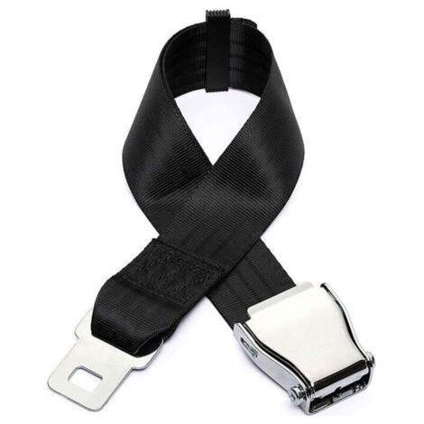 Airplane Seat Belt Extender, Universal Adjustable Seat Belt Part with Stainless Steel Buckle 50-80cm, for Airplane Travel by Kayear (1/5)