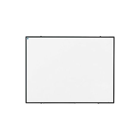 Pizarra blanca esmaltada - Perfil Softline negro - 100x150 cm (1/5)