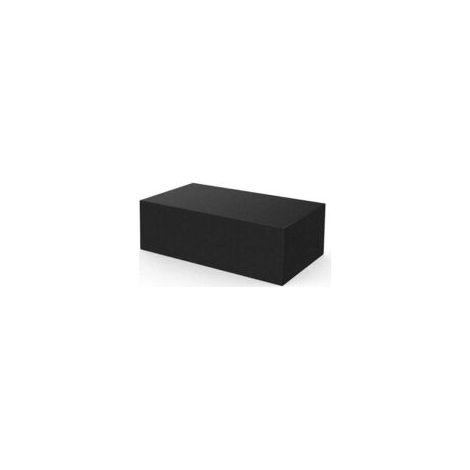 Gartentischabdeckung, wasserdichte Schutzplane für Gartenmöbel und Winterlagerung, 180 x 120 x 74 cm, Schwarz - Crezuo