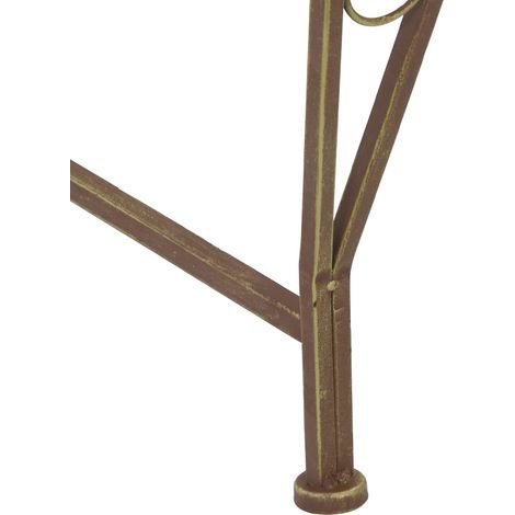 Maison Exclusive - Baumbank 4-Sitzanzahl 160 x 80 x 89 cm Stahl A (1/5)