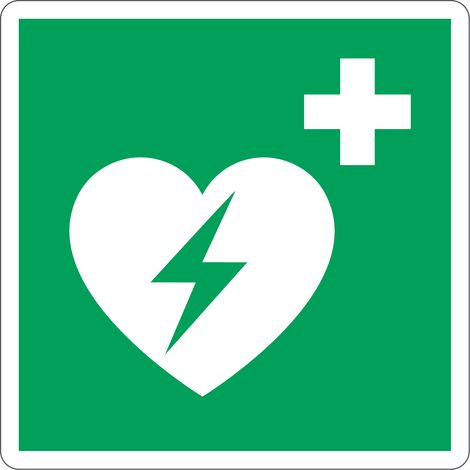 Panneau de sortie de secours ISO 7010 StoreForSigns - Matériau : Aluminium - Taille : 250250mm - Material: Aluminum - Size: 250250mm (1/2)
