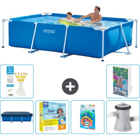 Rechteckiger Frame Pool - 260x160x65 cm - 7-teilig S57