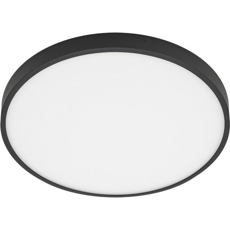 Plafoniera LED rotonda minimal b/n 30W 3000K Italux (1/2)