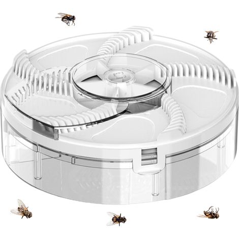 Piège à mouches électrique automatique rotatif rechargeable puissant pour utilisation intérieure familiale