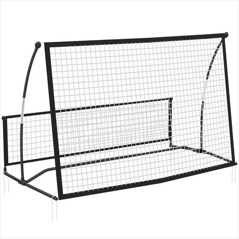 But de football Filet de rebond 2-en-1 avec sac de transport (1/5)