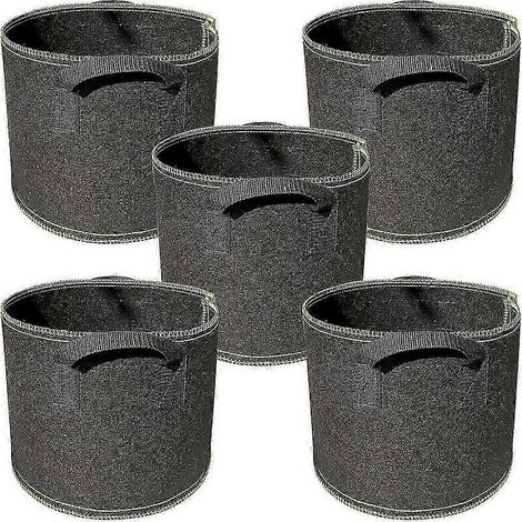 Sacs de plantation de jardin de 5 x 5 gallons, respirants (1/5)