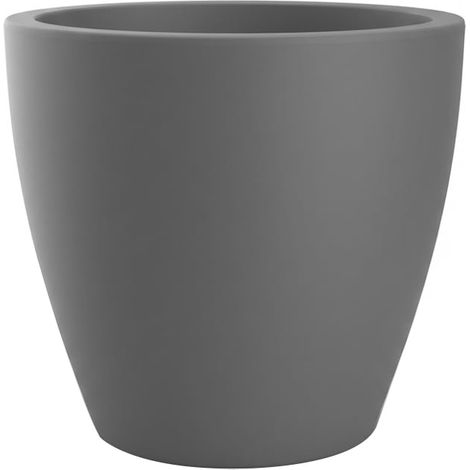 Pot CONIQUE Ø38cm - Dim. 38 x 35cm - Volume 27L - Gris anthracite - EDA