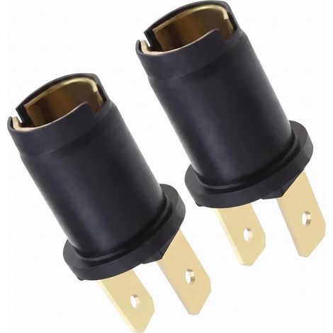 2X Porte Ampoule Feu Latéral Ba9S 170790 Douille de Lampe Voiture Moto (1/5)