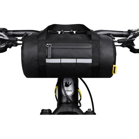 Borsa da bicicletta, marsupio termico da manubrio, pratico per riporre oggetti, RK9101-Nero 1 pezzo (1/2)